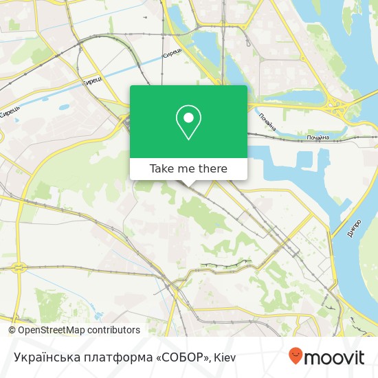 Українська платформа «СОБОР» map