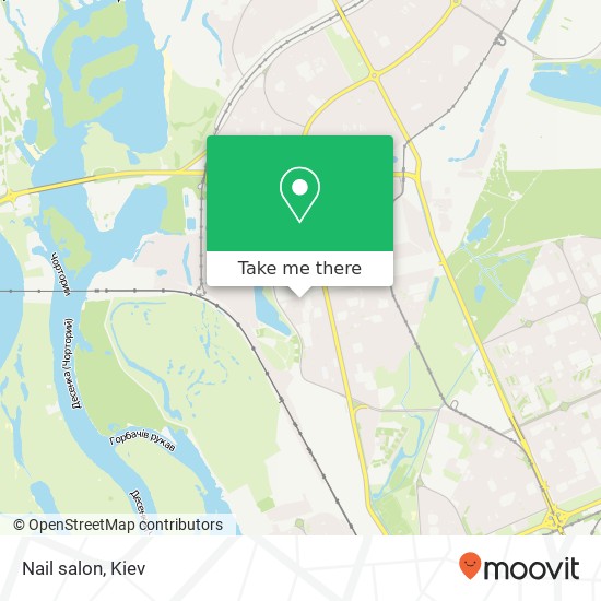 Nail salon map