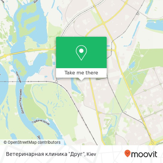 Ветеринарная клиника "Друг" map