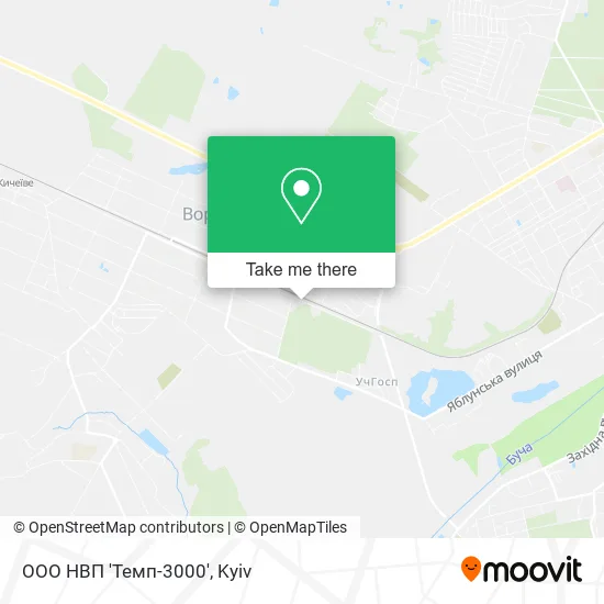 Карта ООО НВП 'Темп-3000'