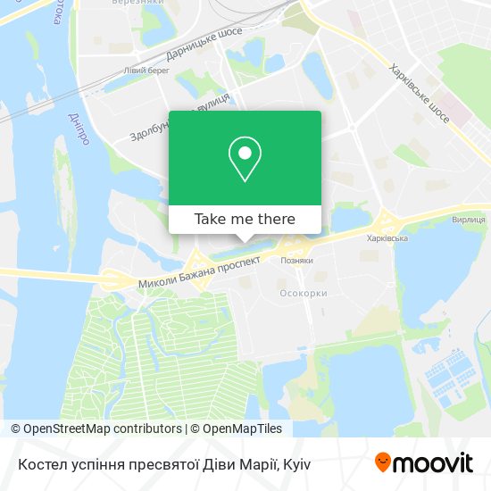 Костел успіння пресвятої Діви Марії map