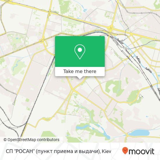 СП "РОСАН" (пункт приема и выдачи) map