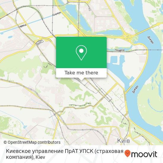 Киевское управление ПрАТ УПСК (страховая компания) map
