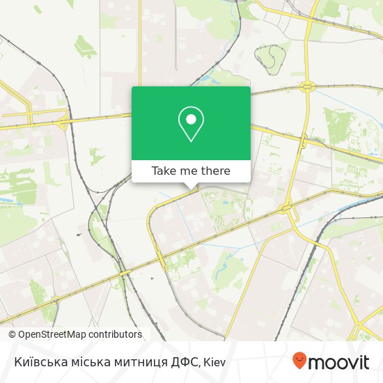 Київська міська митниця ДФС map