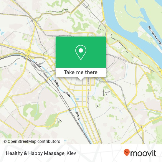 Healthy & Happy Massage map