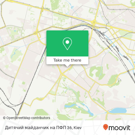 Дитячий майданчик на ПФП 36 map