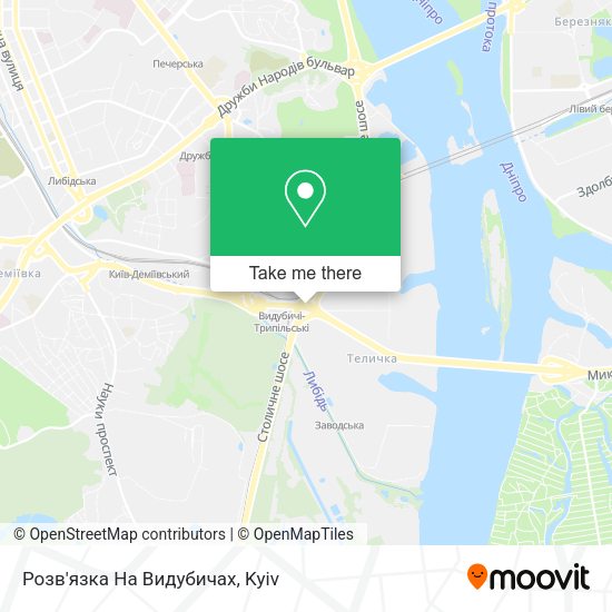 Карта Розв'язка На Видубичах