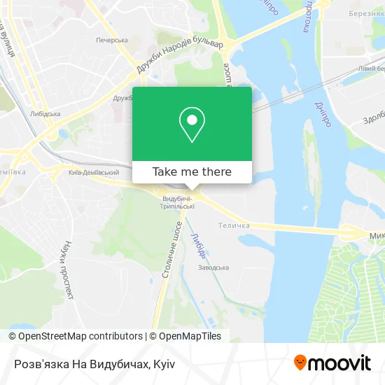Розв'язка На Видубичах map