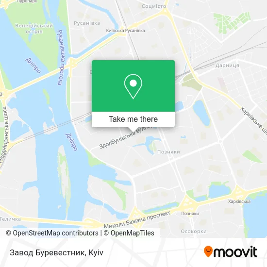 Карта Завод Буревестник