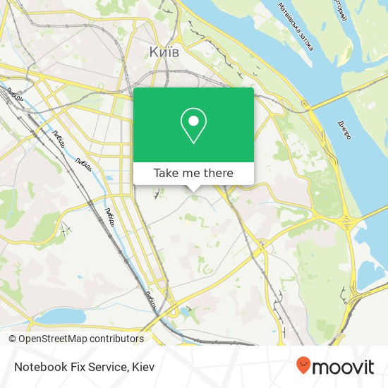 Notebook Fix Service map