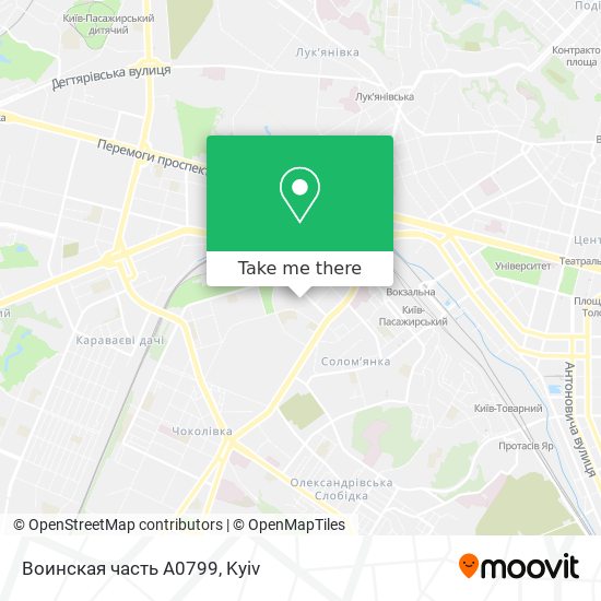 Воинская часть А0799 map