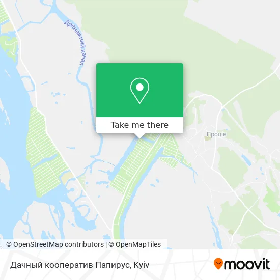 Дачный кооператив Папирус map
