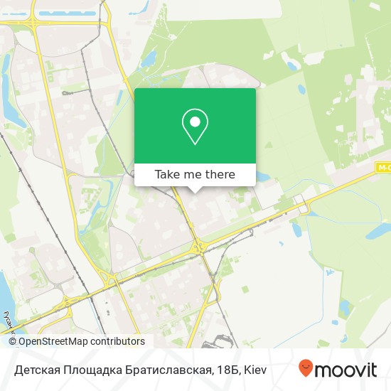 Детская Площадка Братиславская, 18Б map