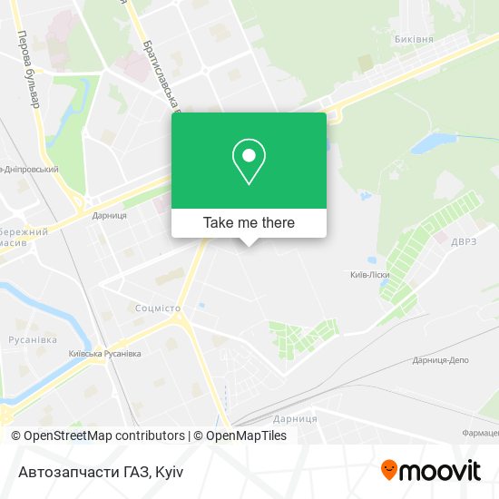 Автозапчасти ГАЗ map