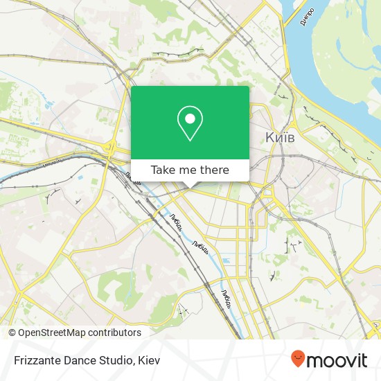 Frizzante Dance Studio map