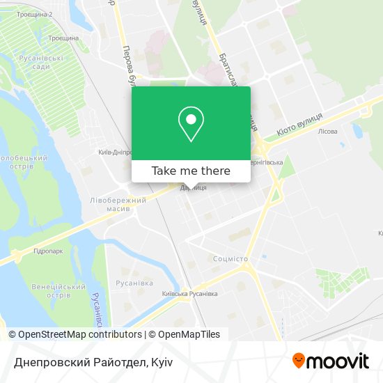 Днепровский Райотдел map