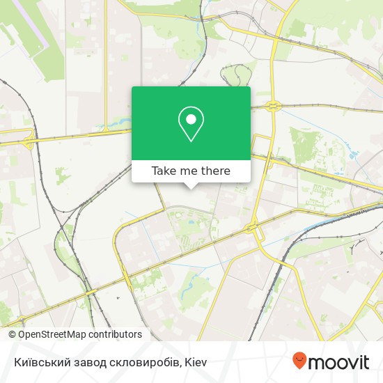 Київський завод скловиробів map