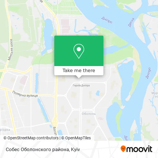 Собес Оболонского района map