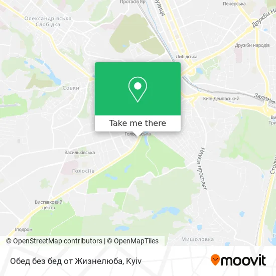 Обед без бед от Жизнелюба map