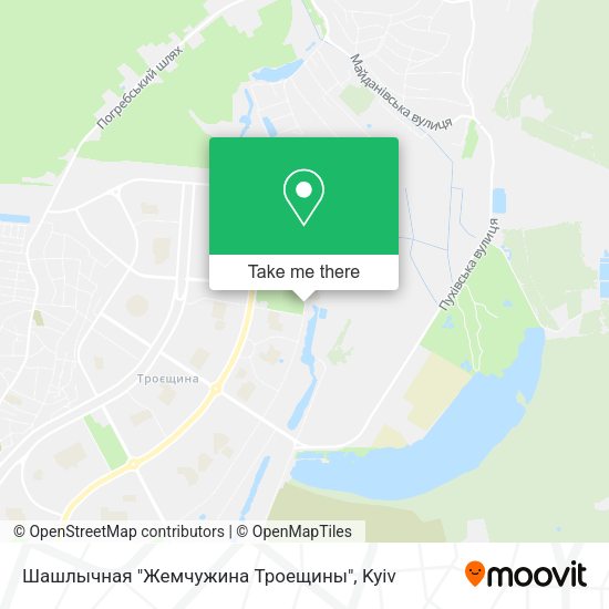 Карта Шашлычная "Жемчужина Троещины"
