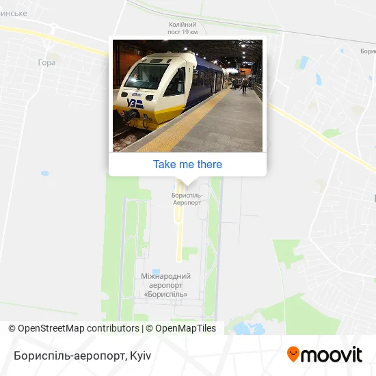 Карта Бориспіль-аеропорт