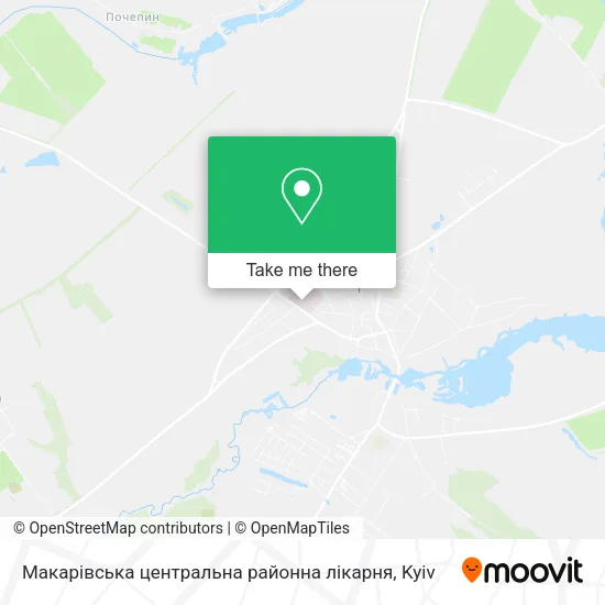 Карта Макарівська центральна районна лікарня
