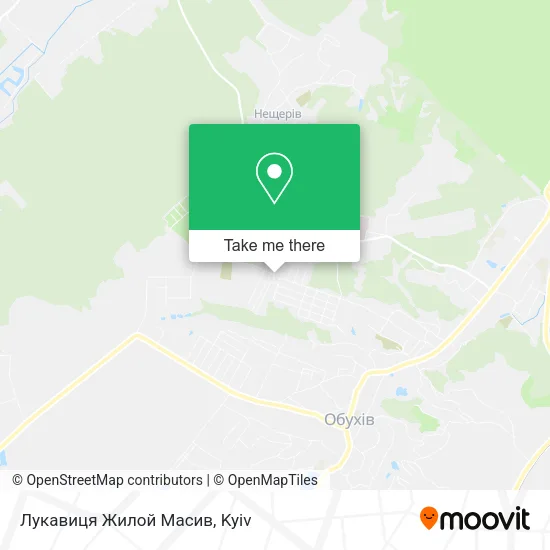 Карта Лукавиця Жилой Масив