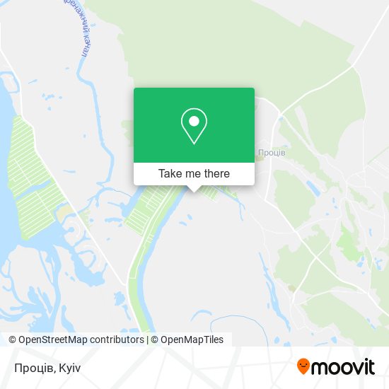 Проців map