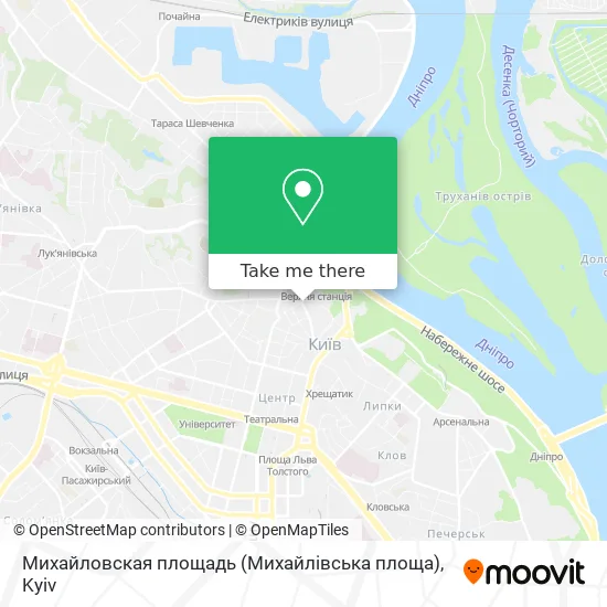 Михайловская площадь (Михайлівська площа) map