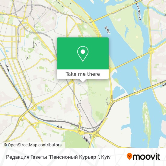 Редакция Газеты "Пенсионый Курьер " map