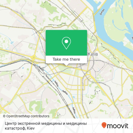 Центр экстренной медицины и медицины катастроф map