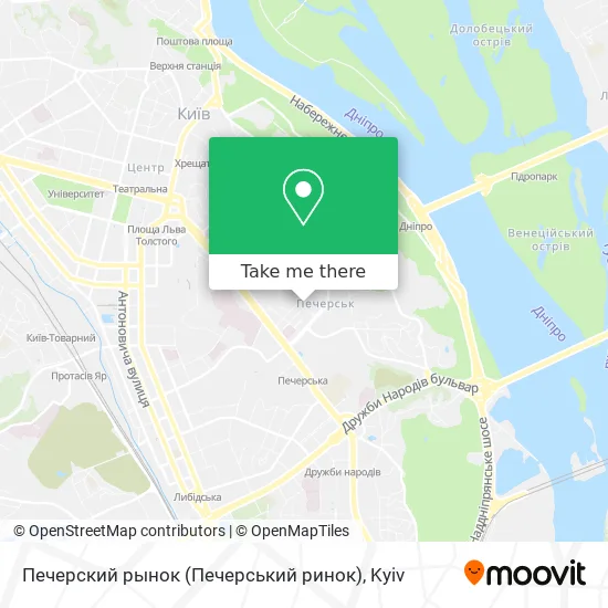 Печерский рынок (Печерський ринок) map
