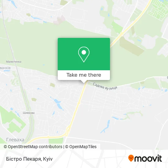 Карта Бістро Пекаря