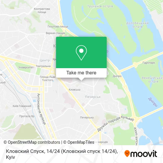 Карта Кловский Спуск, 14 / 24