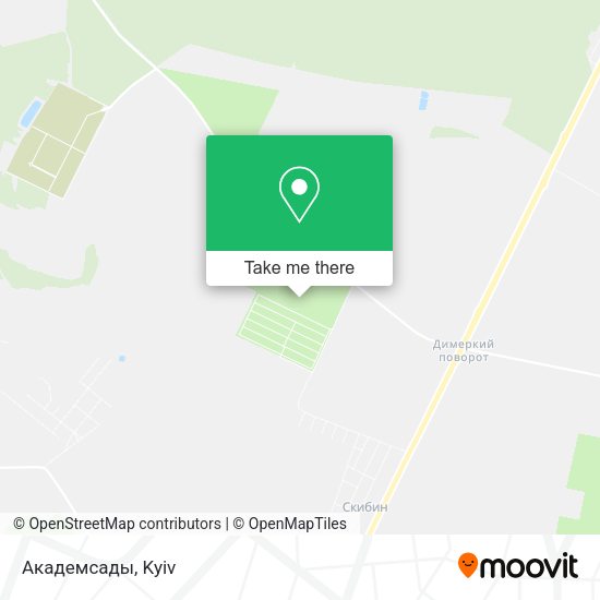 Карта Академсады
