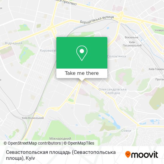 Севастопольская площадь (Севастопольська площа) map