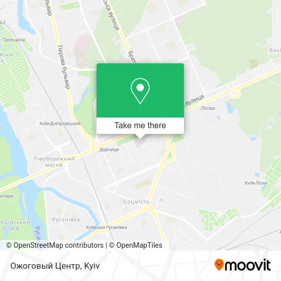 Карта Ожоговый Центр