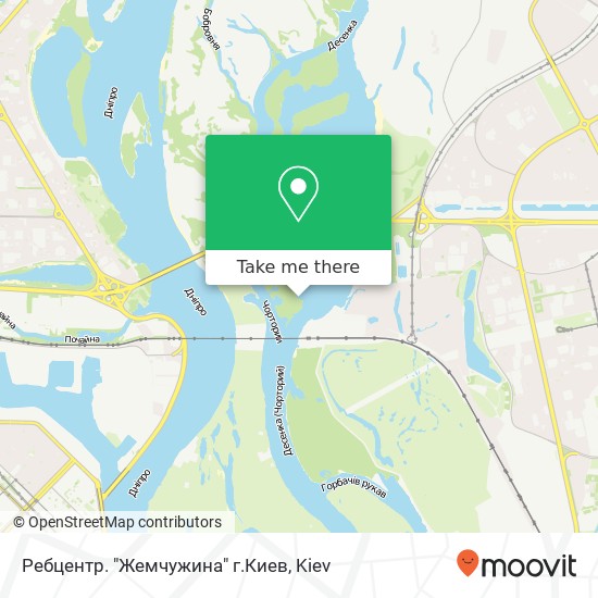 Ребцентр. "Жемчужина" г.Киев map