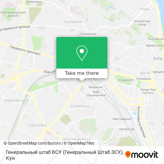 Генеральный штаб ВСУ (Генеральный Штаб ЗСУ) map