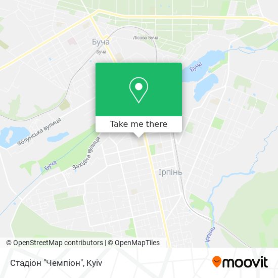 Стадіон "Чемпіон" map