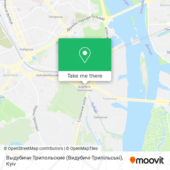Выдубичи-Трипольские (Видубичі-Трипільські) map