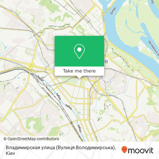 Владимирская улица (Вулиця Володимирська) map