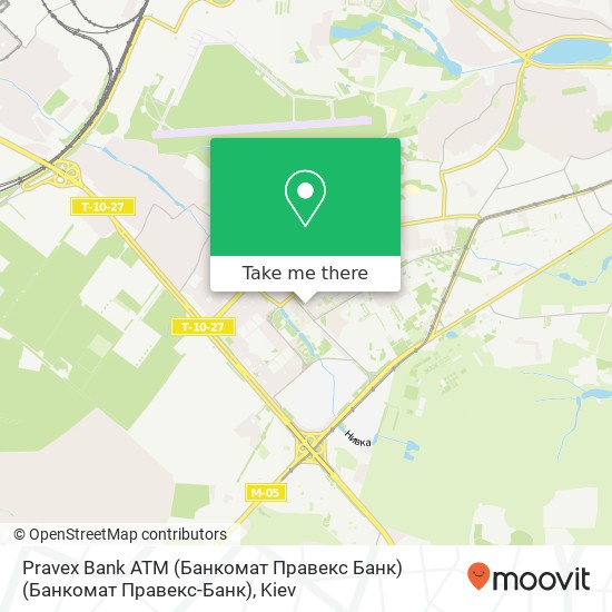 Pravex Bank ATM (Банкомат Правекс Банк) (Банкомат Правекс-Банк) map