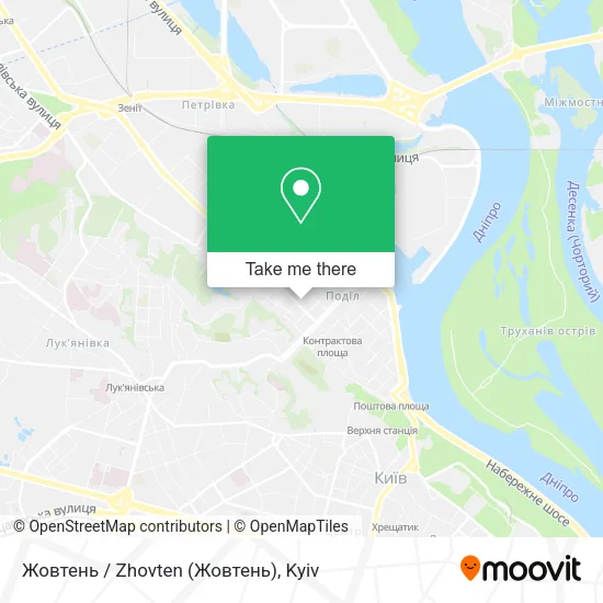 Карта Жовтень / Zhovten