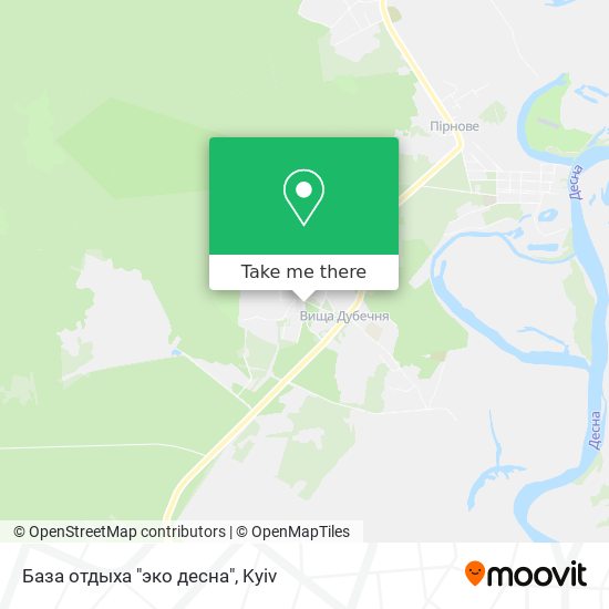 База отдыха "эко десна" map