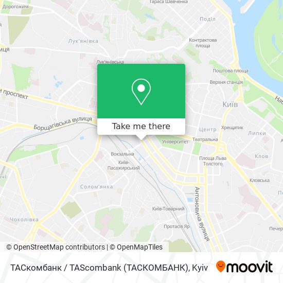 ТАСкомбанк / TAScombank (ТАСКОМБАНК) map