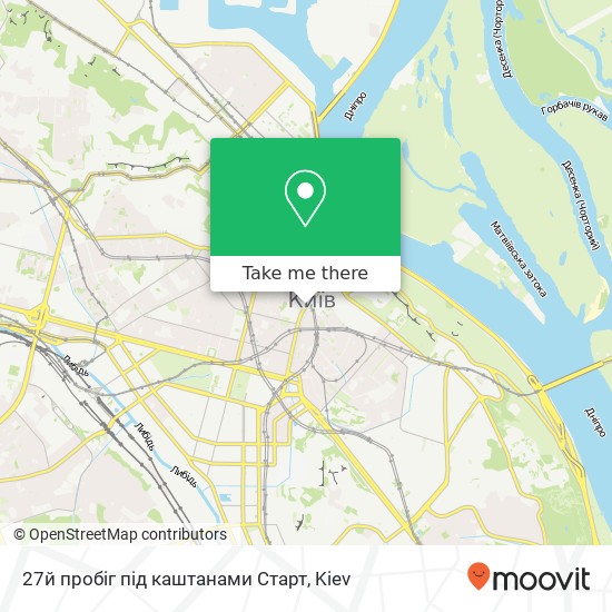 27й пробіг під каштанами Старт map