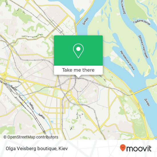 Olga Veisberg boutique map
