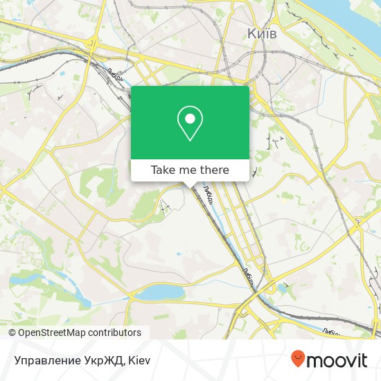 Управление УкрЖД map