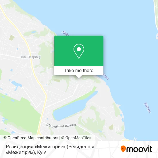 Карта Резиденция «Межигорье» (Резиденція «Межигір'я»)